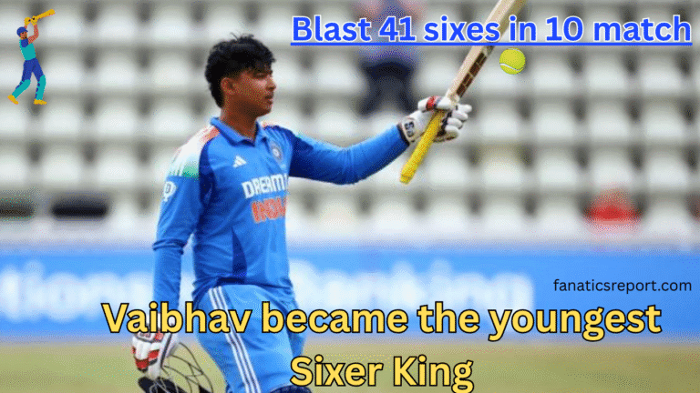 Vaibhav became the youngest New Sixer King