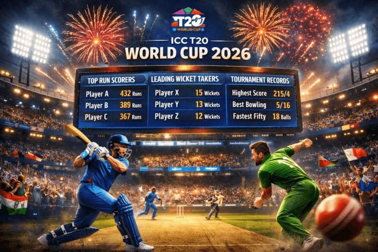 T20 world cup 2026 stats